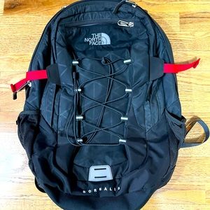The North Face Borealis Backpack Black Red Women’s Men’s Unisex